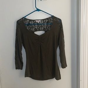 Green Candie’s Lace Blouse